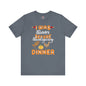 I Was Thinner Before Thanksgiving Dinner T-Shirt The Devil's Pickle
