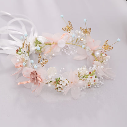 Bridal Accessories Flower Butterfly Bridal Headband Hairband Accessories Performance Headpiece NovaCart