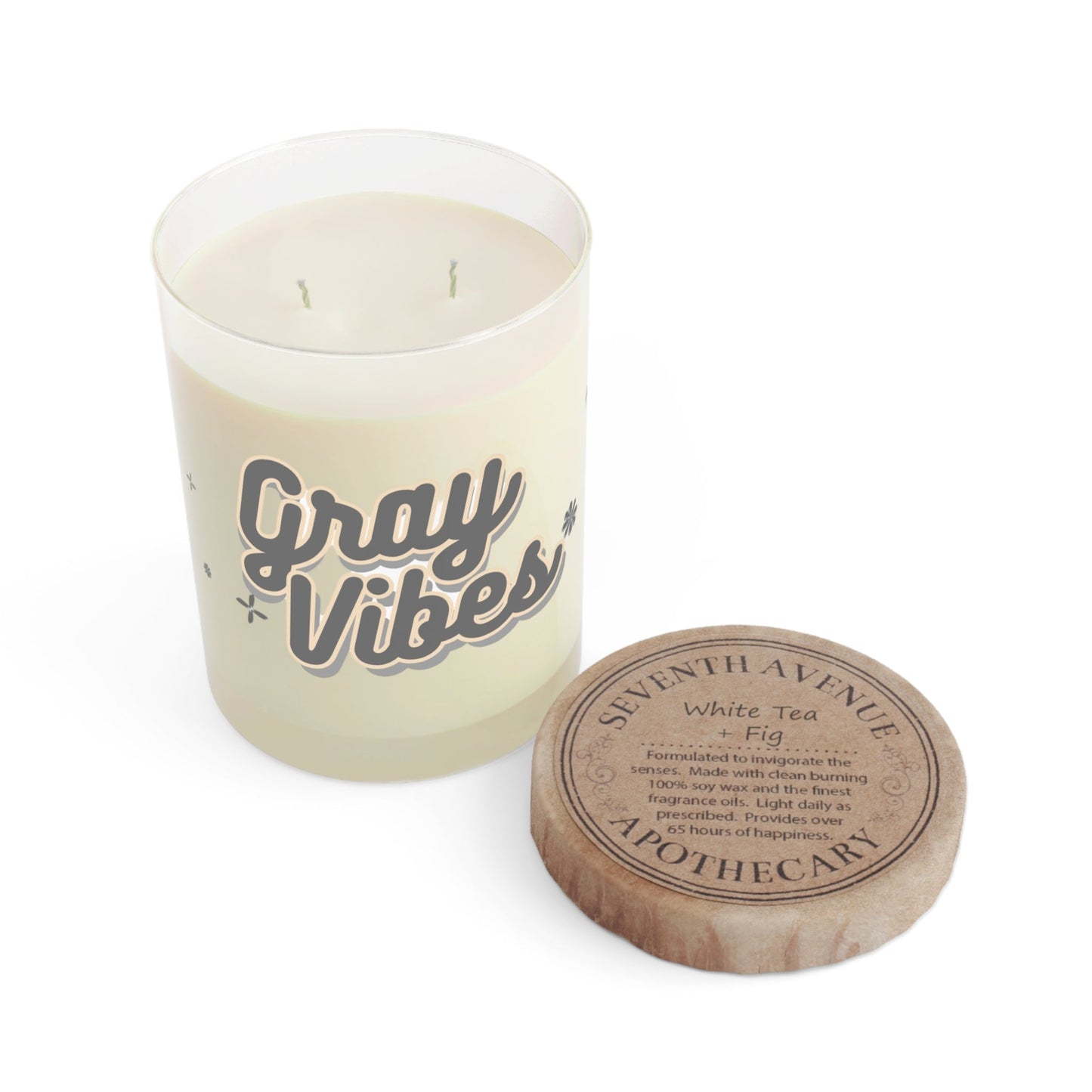 Scented Candle - Full Glass, 11oz Grayceful LLC