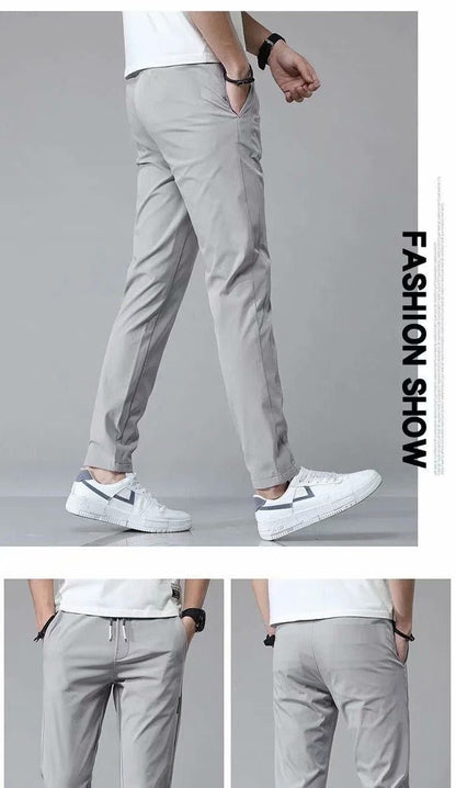 Men’s Straight Leg Sweats – Lightweight, Casual, Korean-Inspired Comfort FitiqueFit