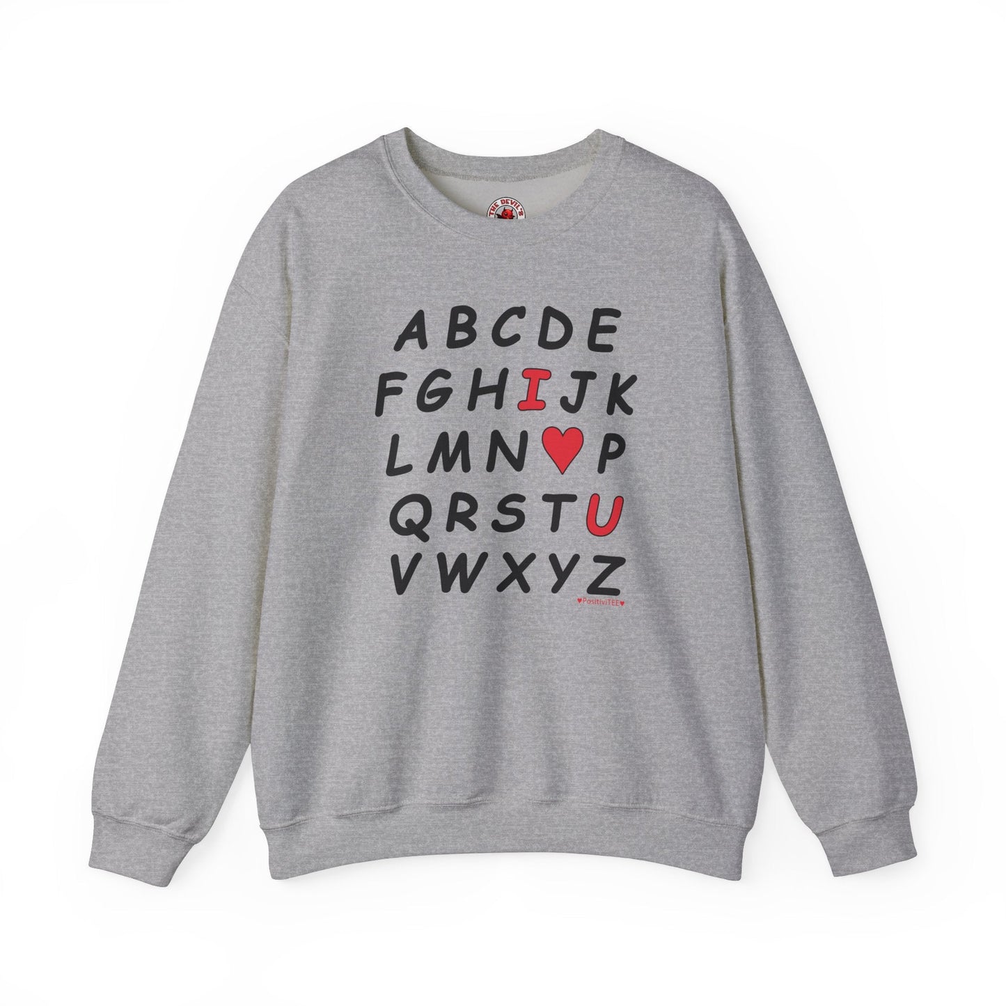 ABC I Love You Crewneck Sweatshirt The Devil's Pickle