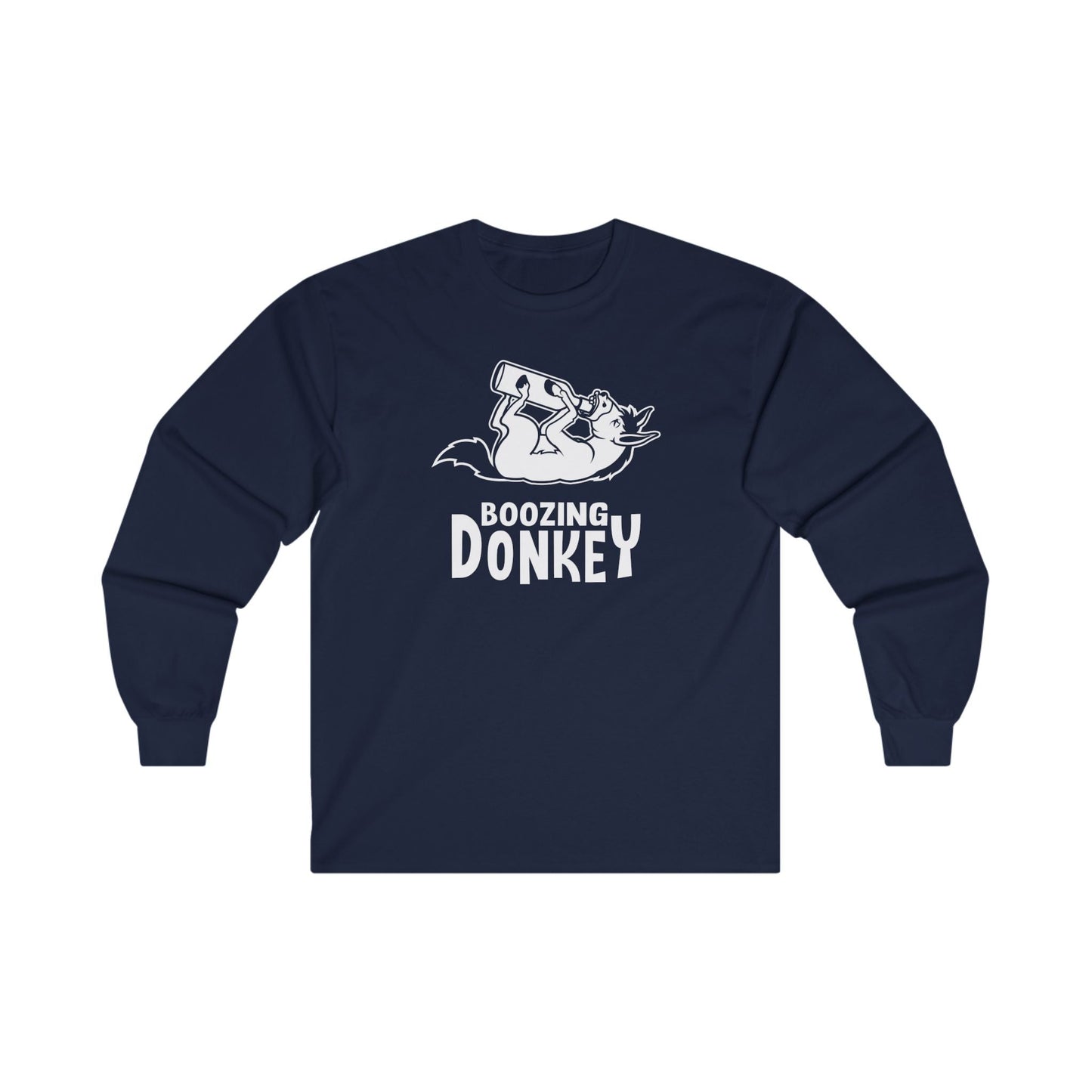 Boozing Donkey Long Sleeve Tee The Devil's Pickle