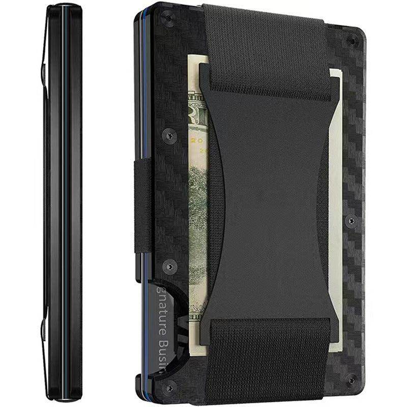 Carbon Fiber Wallet - RFID Blocking Metal Card Holder SmartPursue™