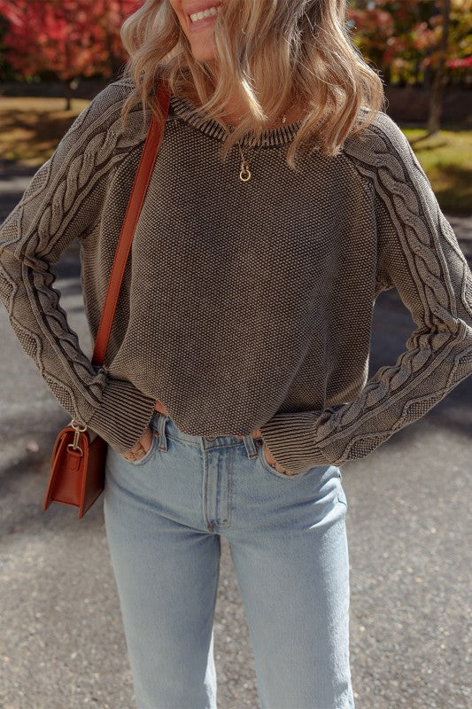 Cable Knit Long Sleeve Sweater Shop Style & More | Fresh Looks, Everyday Deals & Free Shipping