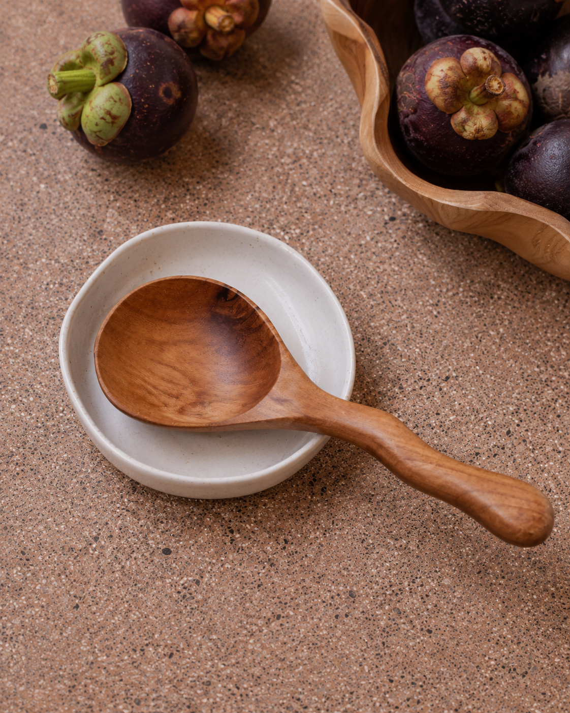 Teak Serving Spoon Set Village Thrive