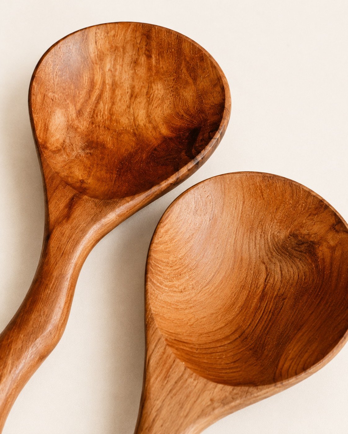 Teak Serving Spoon Set Village Thrive