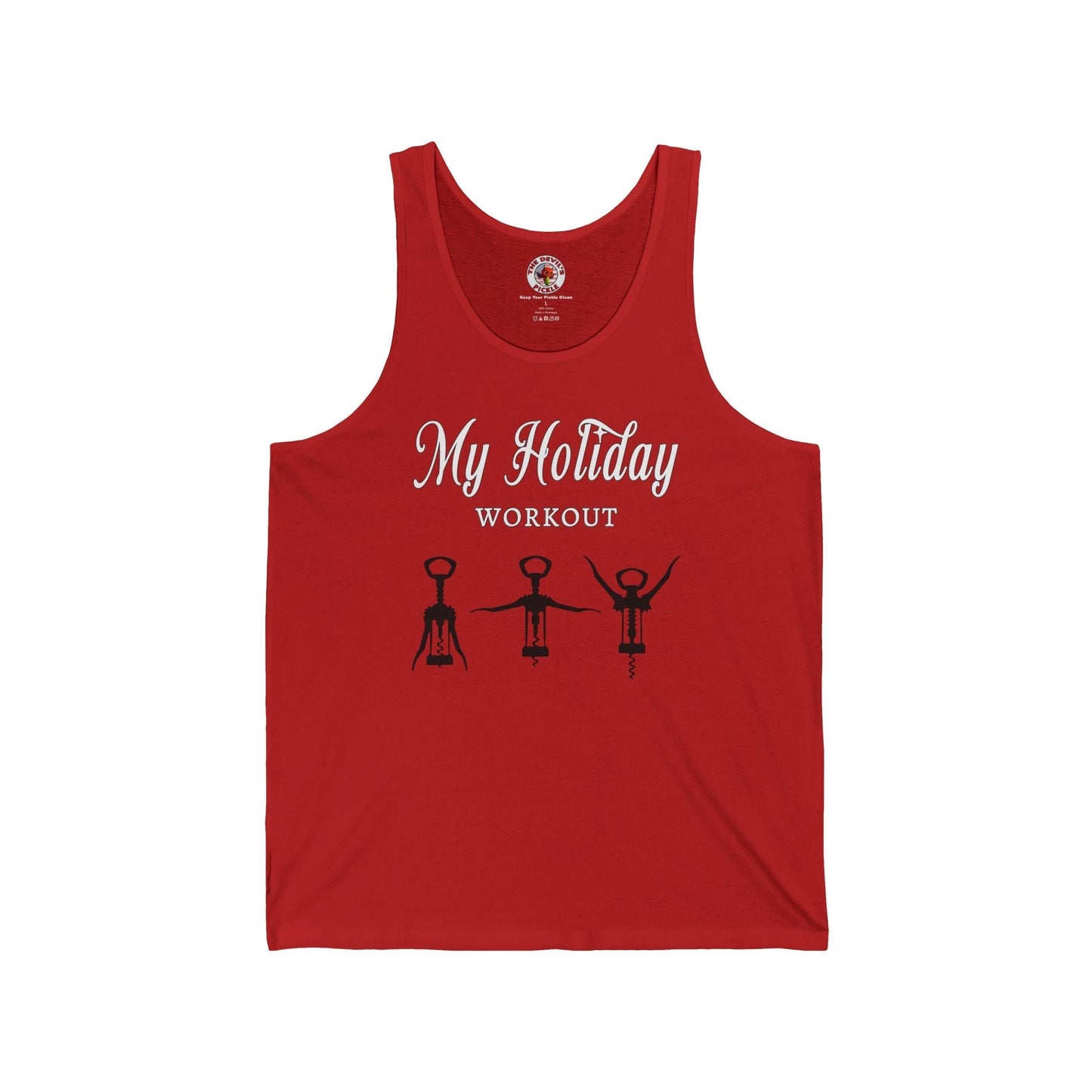 My Holiday Workout Tank Top The Devil's Pickle