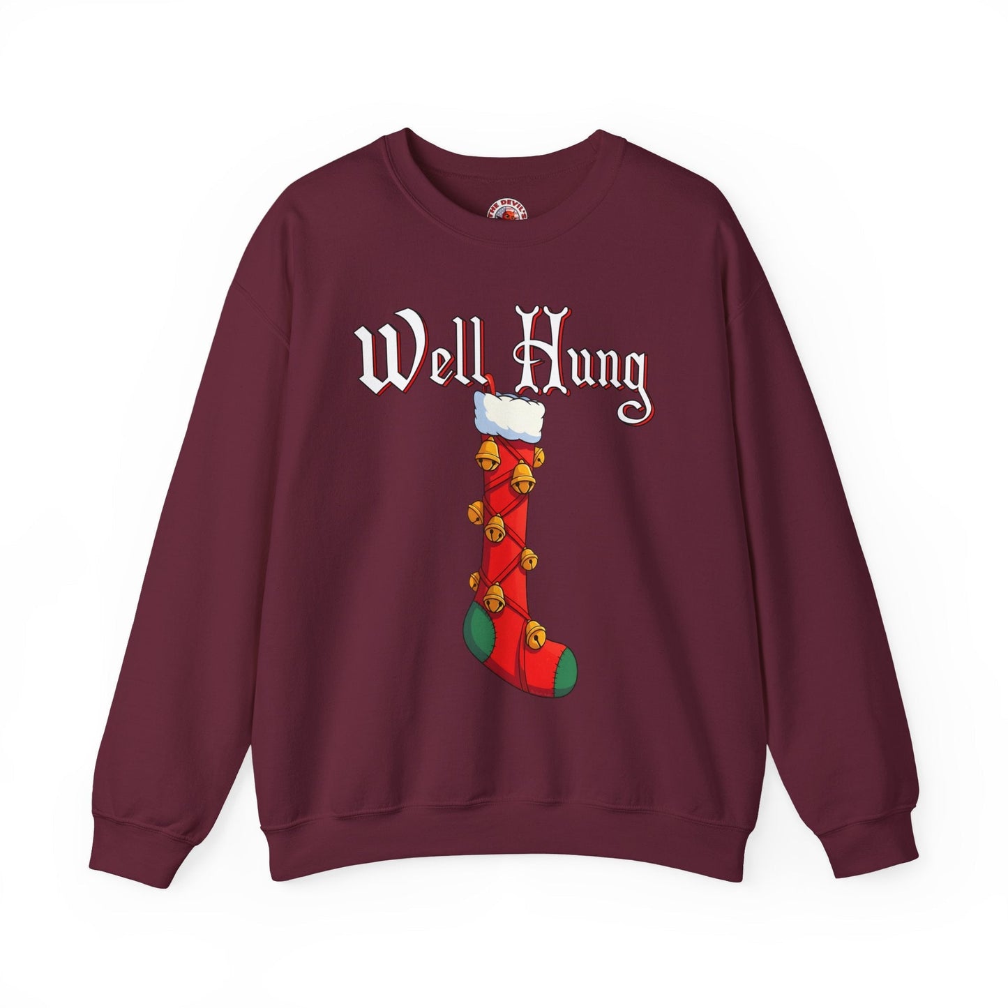 Well Hung Crewneck Sweatshirt The Devil's Pickle