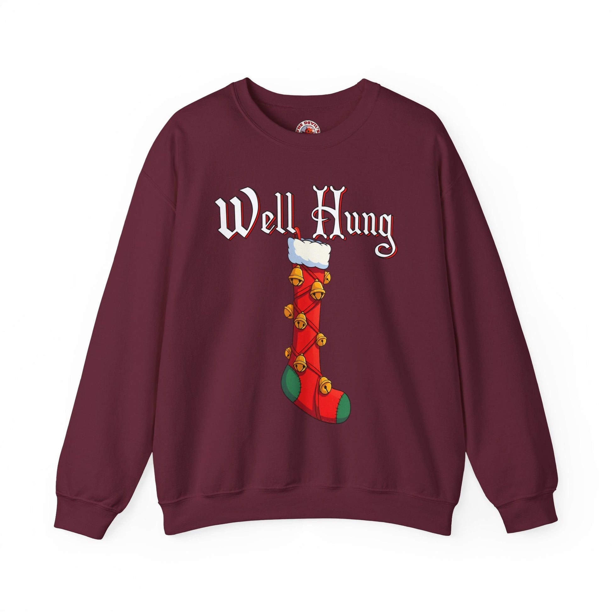 Well Hung Crewneck Sweatshirt The Devil's Pickle