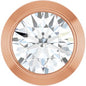 14K Rose 1/10 CT Natural Diamond Slide Pendant Ethereal Legacy Boutiques