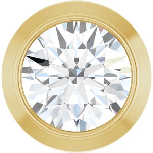 14K Yellow 1/10 CT Lab-Grown Diamond Slide Pendant Ethereal Legacy Boutiques