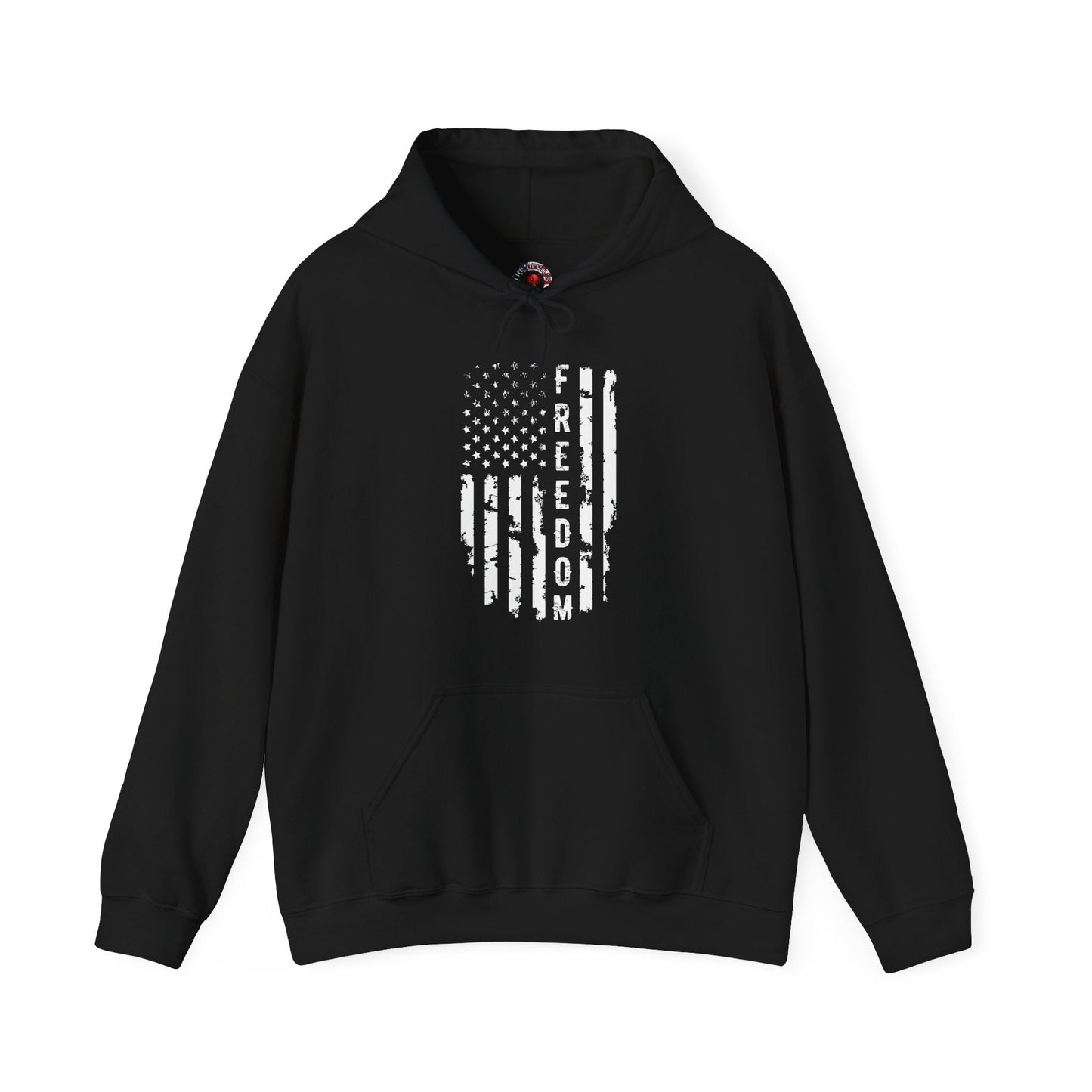 Freedom American Flag Hooded Sweatshirt The Devil's Pickle