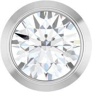 14K White 1/6 CT Natural Diamond Slide Pendant Ethereal Legacy Boutiques