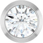 14K White 1/6 CT Natural Diamond Slide Pendant Ethereal Legacy Boutiques