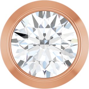 14K Rose 1/6 CT Lab-Grown Diamond Slide Pendant Ethereal Legacy Boutiques