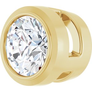 14K Yellow 1/6 CT Natural Diamond Slide Pendant Ethereal Legacy Boutiques