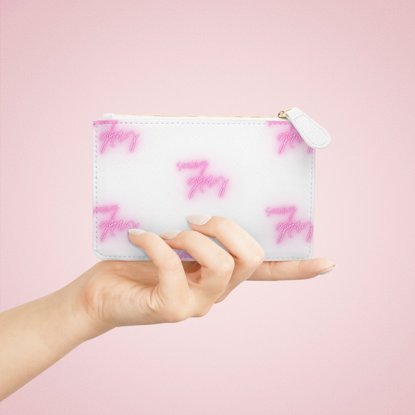 Seeing Gray Mini Clutch Bag Grayceful LLC