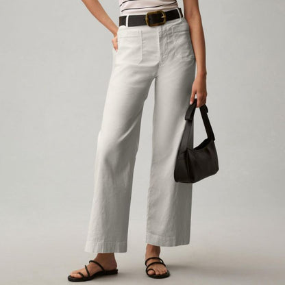 Plus Size High Waisted Slimming Solid Color Suit Pants FitiqueFit