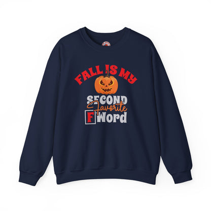 Fall Is My Second Favorite F Word Crewneck Sweatshirt The Devil's Pickle