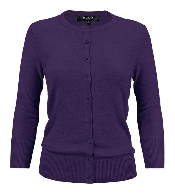 Crewneck Button Down Knit Cardigan Sweater Shop Style & More | Fresh Looks, Everyday Deals & Free Shipping