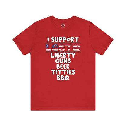 I Support LGBTQ T-Shirt The Devil's Pickle