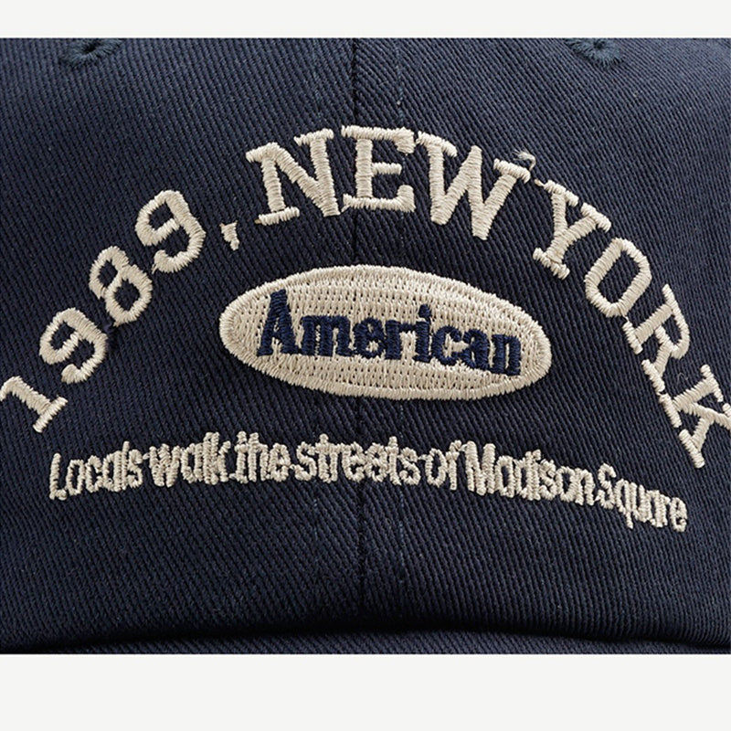 1989 Embroidery Soft Top Baseball Cap Women Sports Hat Man Unisex NovaCart