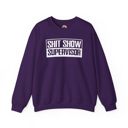 Shit Show Supervisor Crewneck Sweatshirt The Devil's Pickle