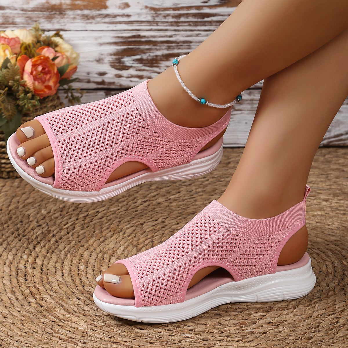 Breathable Mesh Open Toe Sandals New Era Fashion LLc