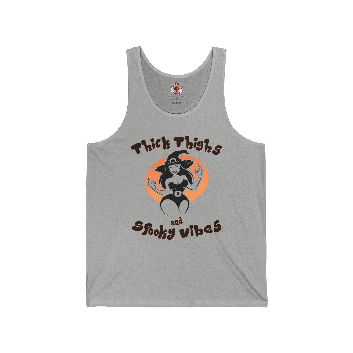 Thick Thighs and Spooky Vibes Tank Top The Devil's Pickle
