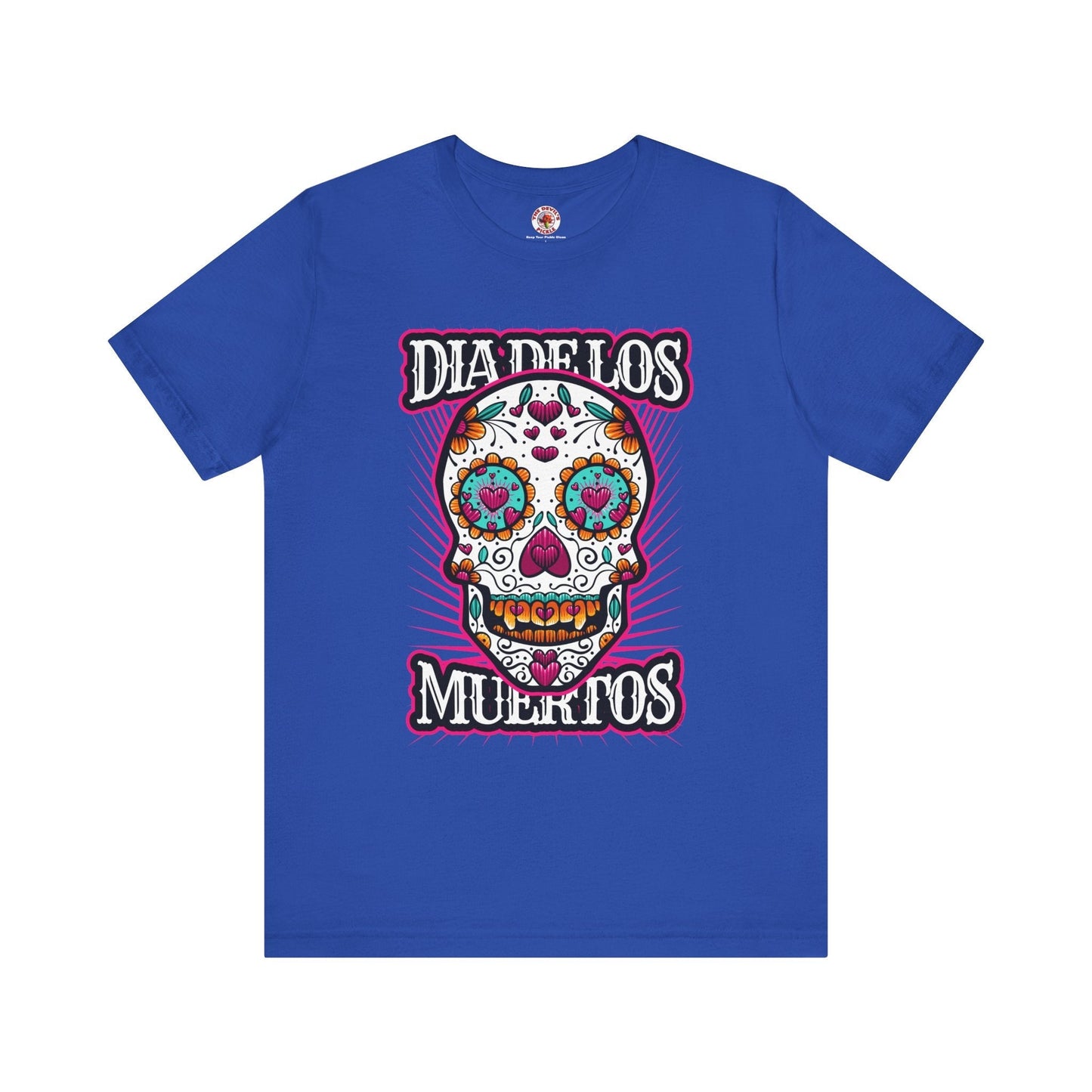 Dia De Los Muertos Skull T-Shirt The Devil's Pickle