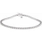 14K White 2 CTW Lab-Grown Diamond Line 7 1/4" Bracelet Ethereal Legacy Boutiques