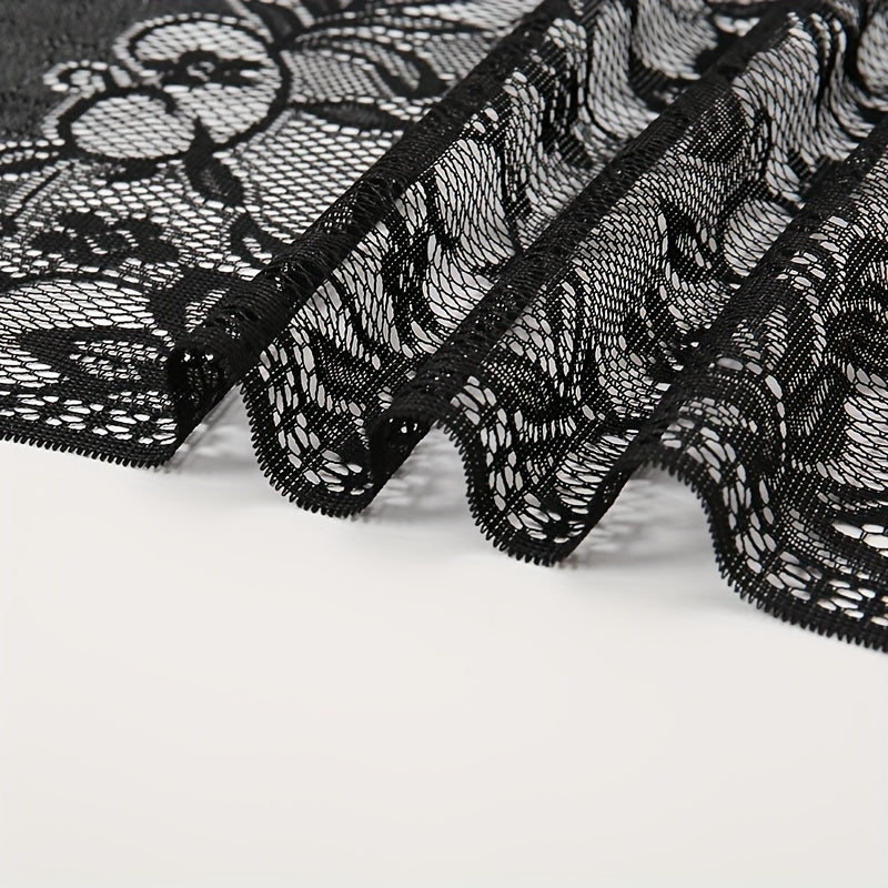 Women's Casual Shawl Wrap - Solid Color, Lightweight Polyester Knit - Going Out Essentials | Fringe Trim | Floral Lace Details NovaCart