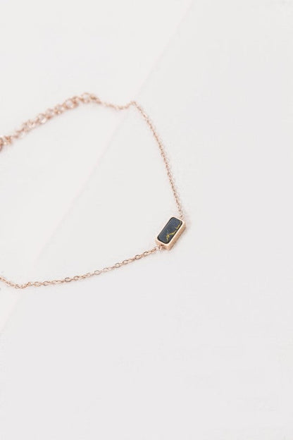 Beaming Bar Stone Bracelet | Rose Gold (14K) Shop Style & More | Fresh Looks, Everyday Deals & Free Shipping