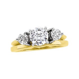 14K Yellow 1/2 CTW Natural Diamond Wrap-Style Ring Enhancer Ethereal Legacy Boutiques