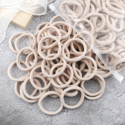 50pcs/Set Women   Basic Hair Bands 1.57inch Simple Solid Colors Elastic Headband Hair Ropes Ties Hair Accessories Ponytail Holder NovaCart