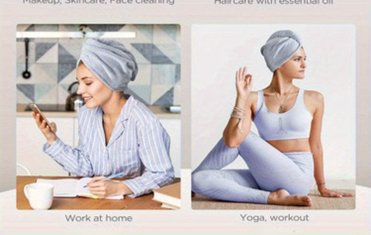 Microfiber Hair Towel Quick Drying Hair Wrap Towel Super Absorbent Hair Drying Cap Soft Headband NovaCart