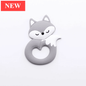 New Sets Baby Silicone Teether Rodent Silicone Animal Fox Teeth Chew Children Goods Stevvex