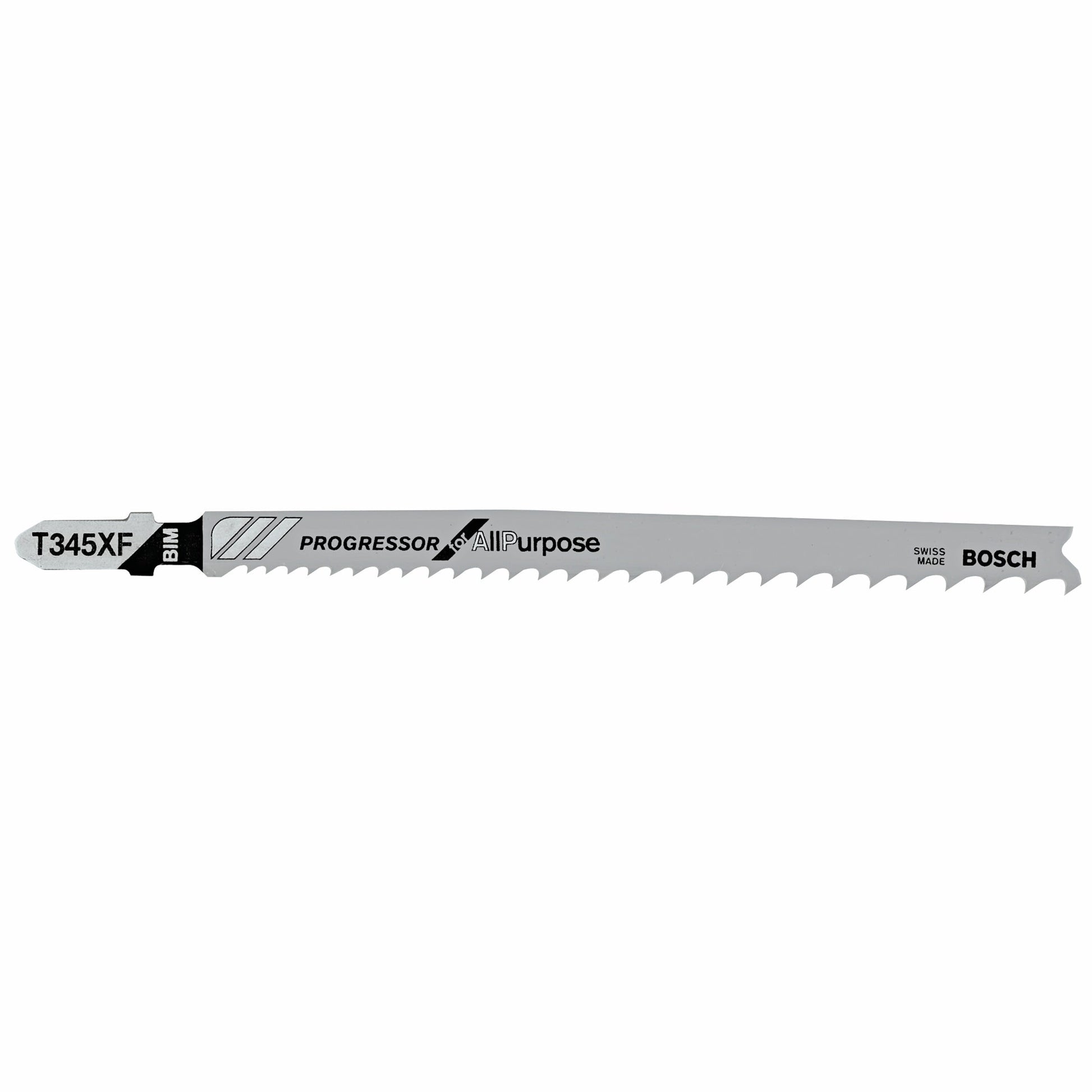 BOSCH T345XF3 3 pc. 5-1/4 In. 5-10P TPI Progressor for Wood with Nails T-Shank Jig Saw Blades VM Hardware
