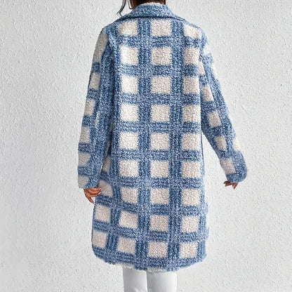 Women’s Plaid Fleece Jacket FitiqueFit