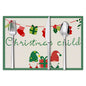 stmas linen placemats holiday party decorations insulation mats linen Christmas tree printed coasters