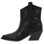 Women’s Rhinestone Encrusted Bootie Style Cowboy Boots Country in My Heart