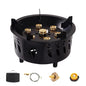 Camping Gas Burner 7-Core Strong Fire Power Portable Cassette Stove Carrying Bag Outdoor Camping Hiking fishing Supplies