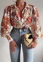 Long Sleeved Single Breasted Casual Top | Colorful Cowgirl Fashion for Every Day Country in My Heart