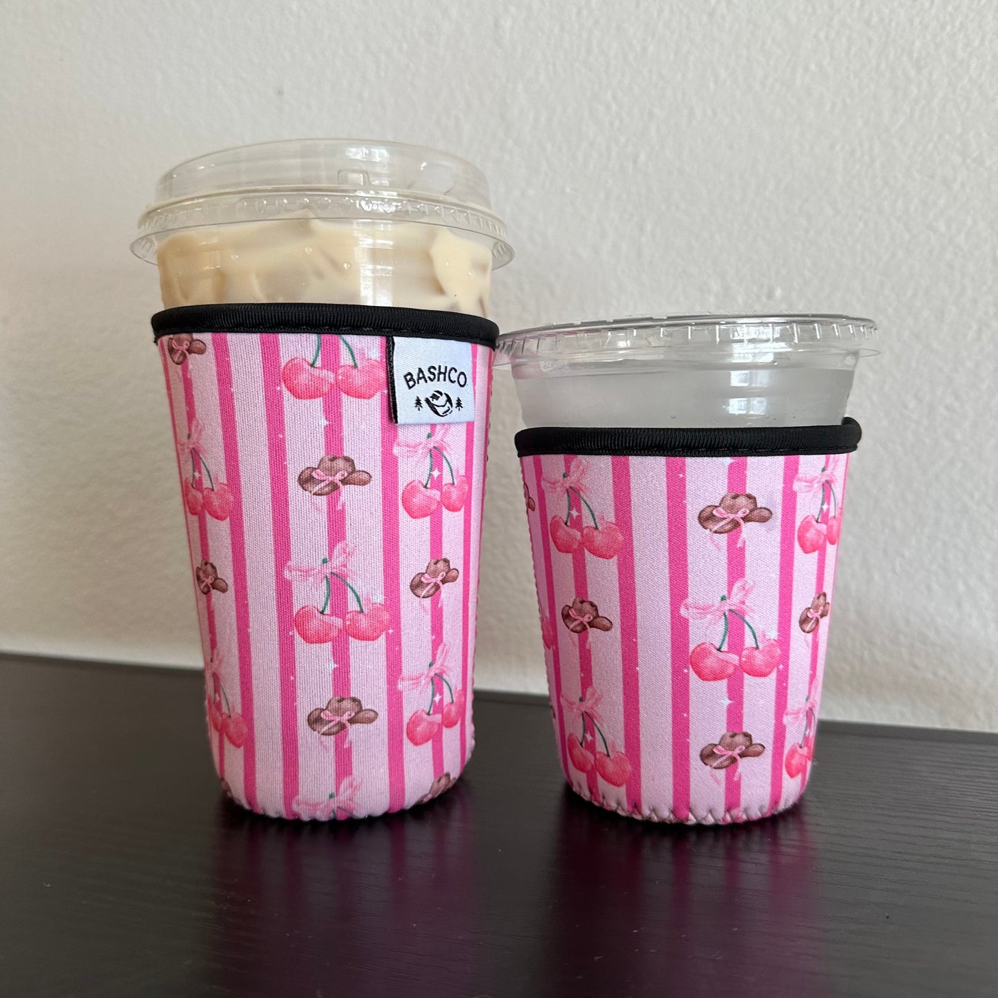 Croquette Cowgirl Coffee Sleeve | Girly Western Coffee Koozie BashDesignsCo