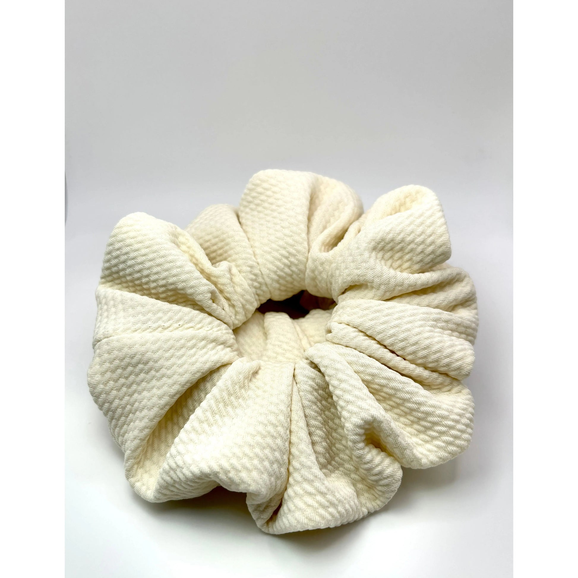Cream White Bullet Scrunchie Enchanted Scrunch