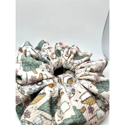 S'mores Camping Summer Bullet Scrunchie Enchanted Scrunch