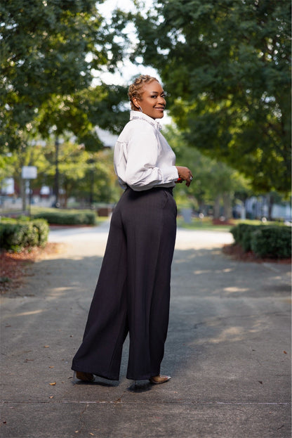 Wide Leg Werk Pants The Bella Noire Store