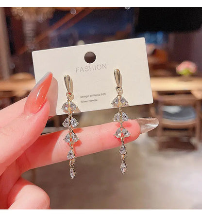 Korean Style 925 Silver Wheat Ear Studs