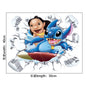 StarCraft Baby Stitch Wall Sticker Self Adhesive Picture Back Adhesive Cartoon Sticker Bedroom Dormitory Bedhead Wall Wallpaper