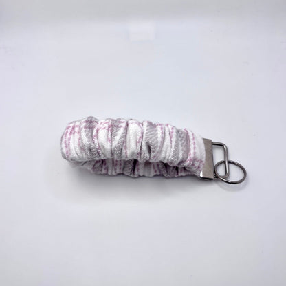 Pink Plaid Valentine's Day Scrunchie Wristlet Enchanted Scrunch